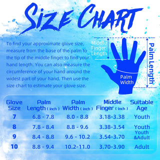 COMFORT ELITE 1.0 GOALKEEPER GLOVES BLUE - WVVOU®